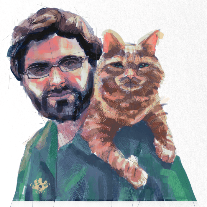 Technical Man and Cat